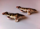 Vtg Idlewild Mich Smallmouth Bass Salt Pepper Shakers  Relco Japan Hand Painted — photo 7