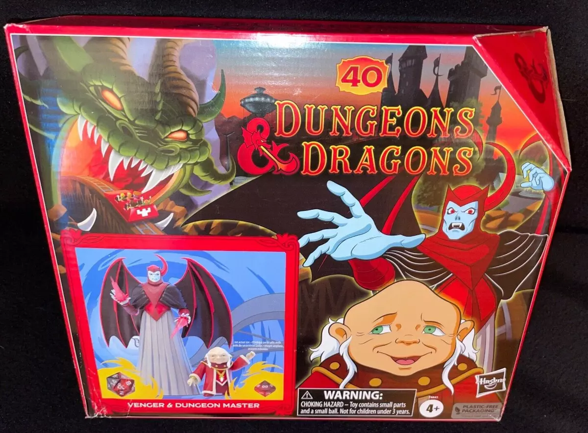 Dungeons & Dragons Cartoon Classics Scale Dungeon Master & Venger Action  Figures 2pk (target Exclusive) : Target