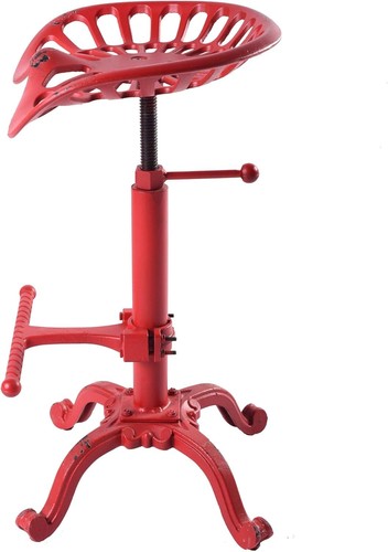 Comfortable Rust-Resistant Bar Stool with Tractor Seat Design - 440 lbs Capacity - Picture 6 of 10