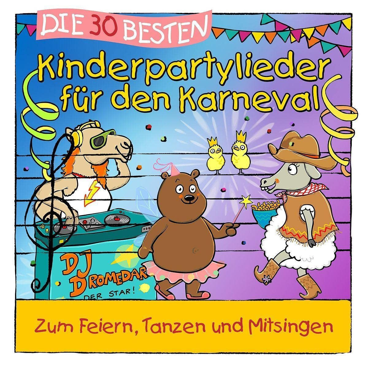 DIE 30 BESTEN KINDERPARTYLIEDER FÜR DEN KARNEVAL CD Neu & eingeschweißt!!