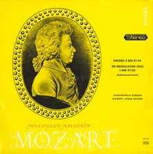 ETERNA 825060 GG3 MOZART Symphony K.319 Ein musikalischer Spass K.522 SUITNER