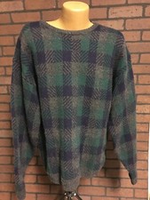 Vintage CHAPS RALPH LAUREN Sweater 100% LAMBSWOOL Sz Large Multi Color Mens