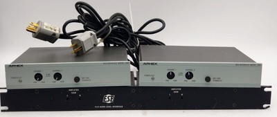 APHEX Model 124A 10/4 Dual Interface Amplifiers W/ 2x ESE ES-244 Amplifier
