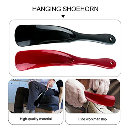 Plastic Shoe Horn for Travel Black Shoe Horns for Men… Gem