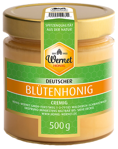 Honig Wernet Blütenhonig cremig aus Deutschland 500g - Bild 1 von 1