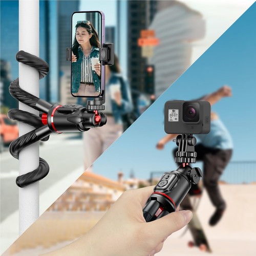 Tripod for iPhone, Flexible Camera Tripod Extendable Cell Phone Tripod Stand ... - Picture 8 of 10