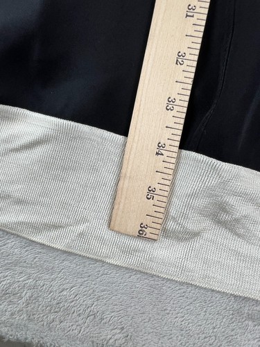 RAG & BONE LANGARM SEIDE HEMDBLUSENKLEID SCHWARZ/ELFENBEIN DESIGN GR. L leicht - Bild 11 von 12