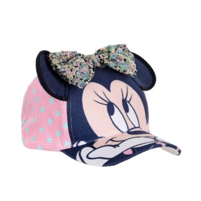 Cappellino Da Sole Minnie Mouse Per Bambini - Rosso, Taglia 50, Con Visiera E Chiusura Regolabile - 2
