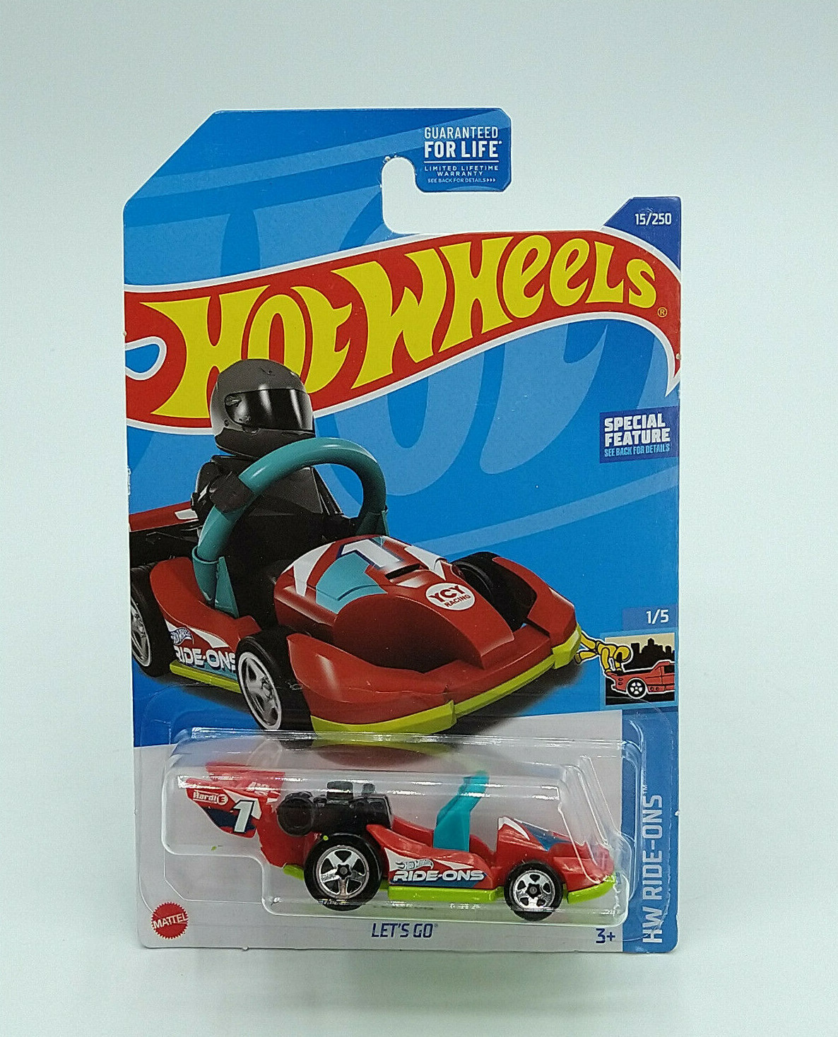 Hot Wheels 2016 #66 HW Ride-Ons Let's Go – Hidden Treasure Hunt Blu