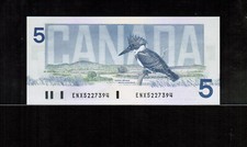1986 Canada $5 DOLLARS Thiessen/Crow  Replacement ENX  Gem UNC