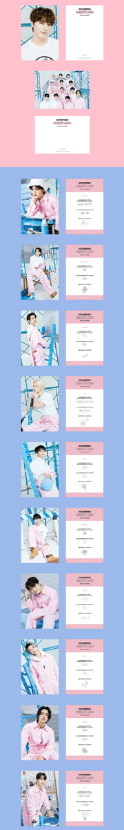 SEVENTEEN in CARAT LAND 2023 7TH FAN MEETING GOODS POSTCARD BOOK