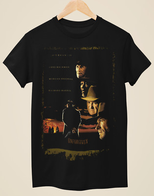 T-Shirt Unforgiven - Film Poster inspiriert Unisex schwarz