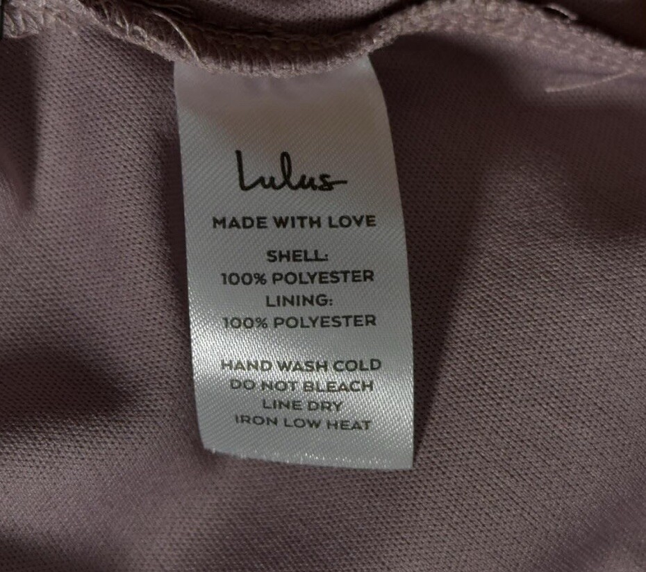 Lulus Garden Bliss Dusty Lavender Cutout Maxi Dress Short Sleeves Chiffon Sz M