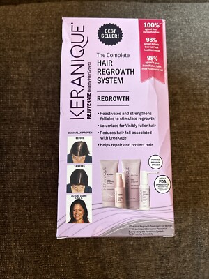 New Keranique Rejuvenate Healthy Hair Regrowth System Kit Deep Hydration 01/2027