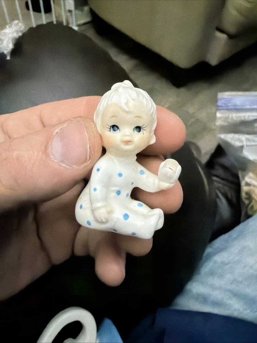 Vintage Baby Figurine In Antique Ceramic & Porcelain Figurines for