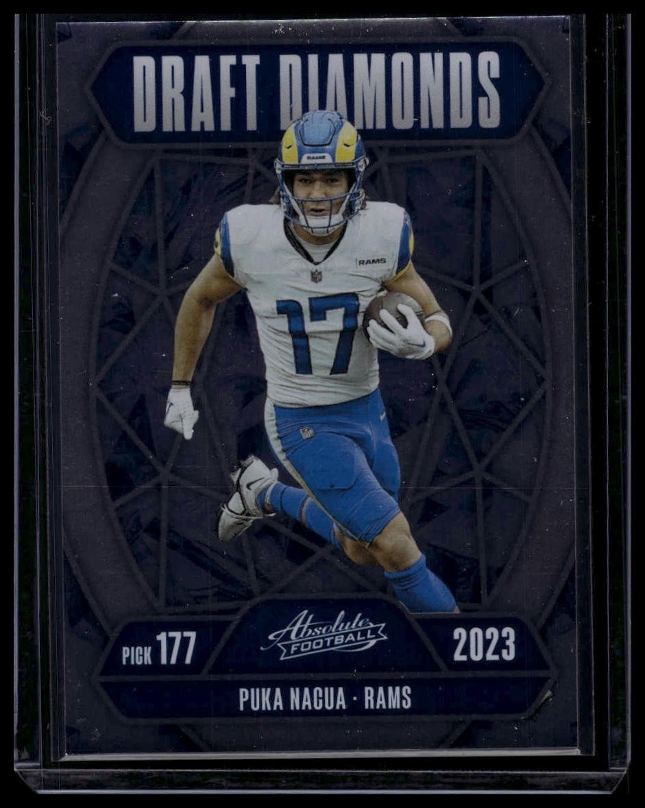 2025 Panini Absolute #DD-PNA Puka Nacua Draft Diamonds