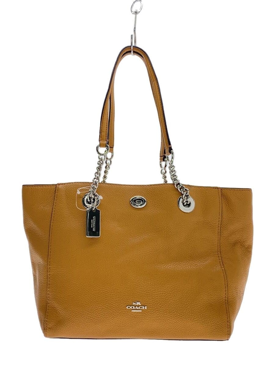 COACH Leather CML Solid Color Shoulder Bag 57107