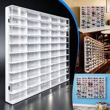 White Display Case Wall Mounted Cabinet Shelf For 164 Scale H-o-t-w Diecast Car White Display Case Wall Mounted Cabinet Shelf For 164 Scale H-o-t-w Diecast Car