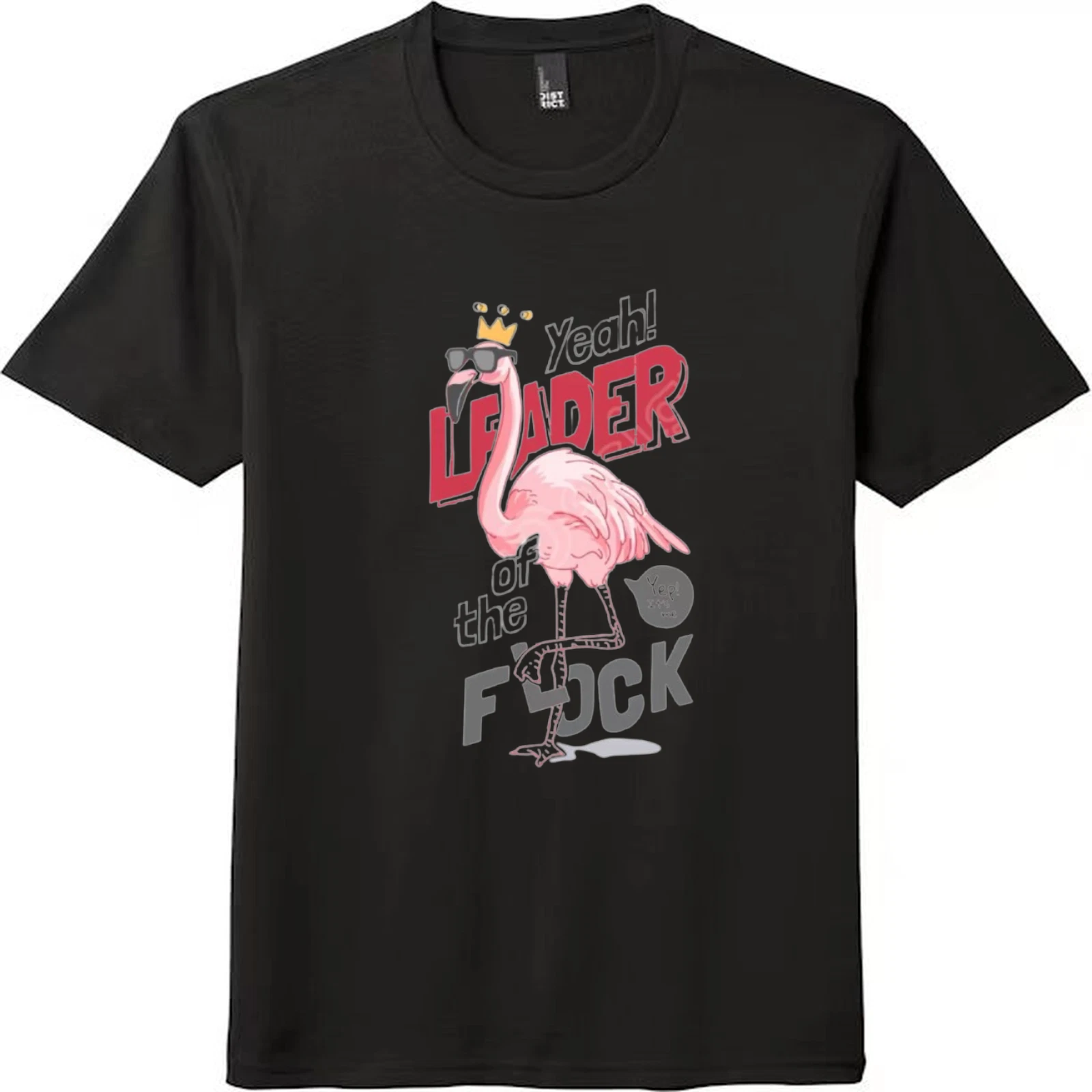 Leader of the Flock Flamingo Graphic Unisex Tee