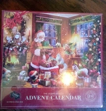 Christmas Jigsaw Puzzle Advent Calendar 1008 PCS- 42 Piece Per Day