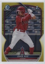 2023 Bowman Chrome Prospects Yellow Refractor /75 Jorge Ruiz #BCP-123 0c2t