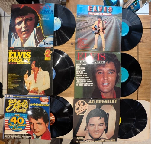 Job Lot Of Elvis Presley 12" LP Album Vinyl - 99p Start