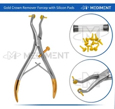 New Mediment Orthodontics Crown Remover Pliers With Free 10 Soft Pads CE