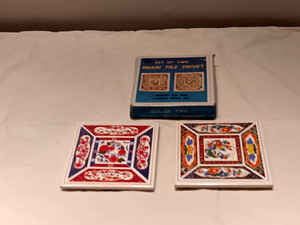 Imari Tile Trivets Set of Two No. 95153