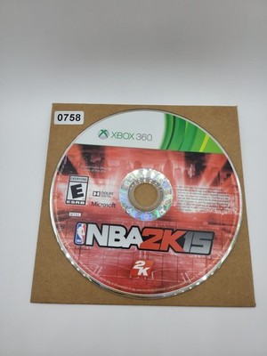 NBA 2K15 (Microsoft Xbox 360, 2014) DISC ONLY NO USPS  TRACKING!