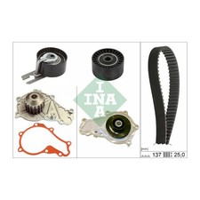 INA Zahnriemensatz + Wasserpumpe für MAZDA 2 (DE_, DH_) 3 (BK) (BL) 1.6 MZ-CD
