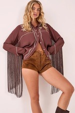 Nastygal Chocolate Shirt Womens Daywear Tops