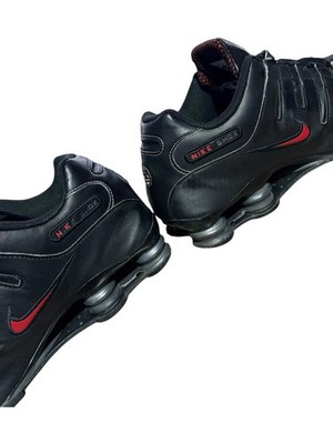12 Vintage Y2k Nike Shox NZ Varsity Red Black Logo running  display picture 3