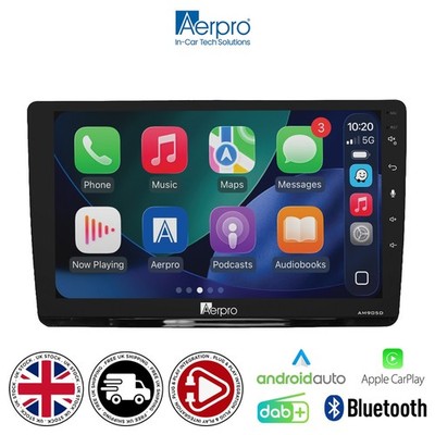 Citroen C4L 2019 Aerpro 9'' Autoradio Set Wireless CarPlay Android Auto DAB+