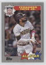 2022 Series 2 1987 Topps All-Star Baseball Black 83/299 Fernando Tatis Jr 0l7e