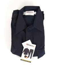 Elbeco Classic DutyMaxx Longsleeve Dark Navy Work Shirt Size 15 1/2 33