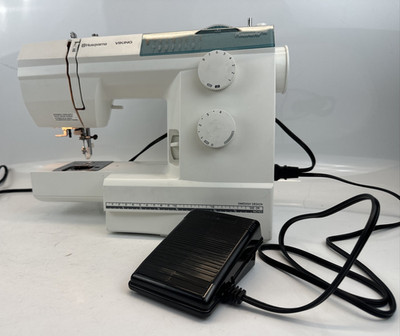 Husqvarna Viking Emerald 116 Sewing Machine Works Great SEE