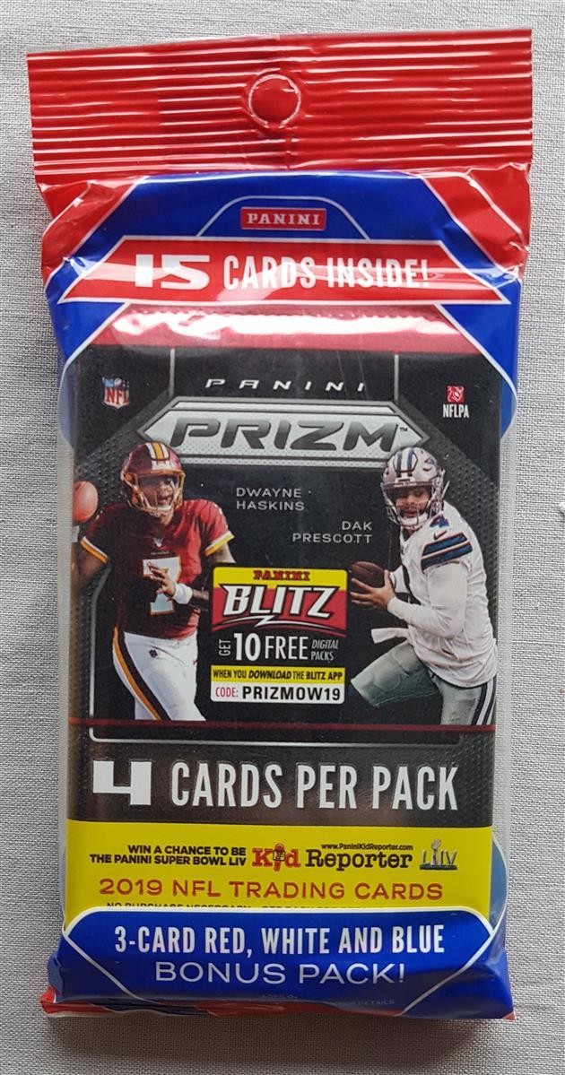 Panini Prizm Football Cello Pack 2019 nfl