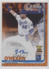 2019 Topps Chrome Rookie Orange Wave Refractor 22/25 Ryan O'Hearn Auto 1hr9