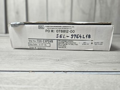 Schweitzer Engineering Laboratories - PN: 9764L1B 24VAC / DC 4DI / 4 DO