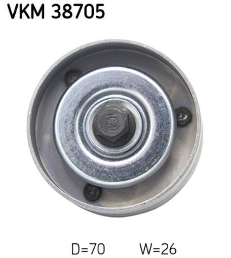 Fits SKF VKM 38705 Deflection/Guide Pulley, - Image 5