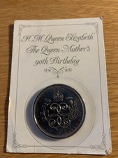 H.M Queen Elizabeth The Queen Mother&rsquo;s 90th Birthday Five Pound Coin Royal Mint