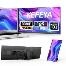KEFEYA Laptop Screen Extender, 15.6" FHD 1080P IPS Portable Monitor... Fast Ship