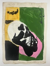 Andy Warhol COA Art Painting Original Drawing Vintage Paper Signed