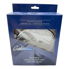 Gatco Towel Ring Satin Nickel Finish 5846