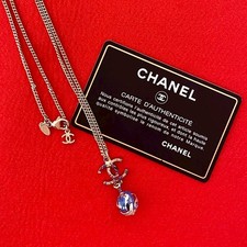 Chanel Coco Mark Necklace Women Gold One Size 642894