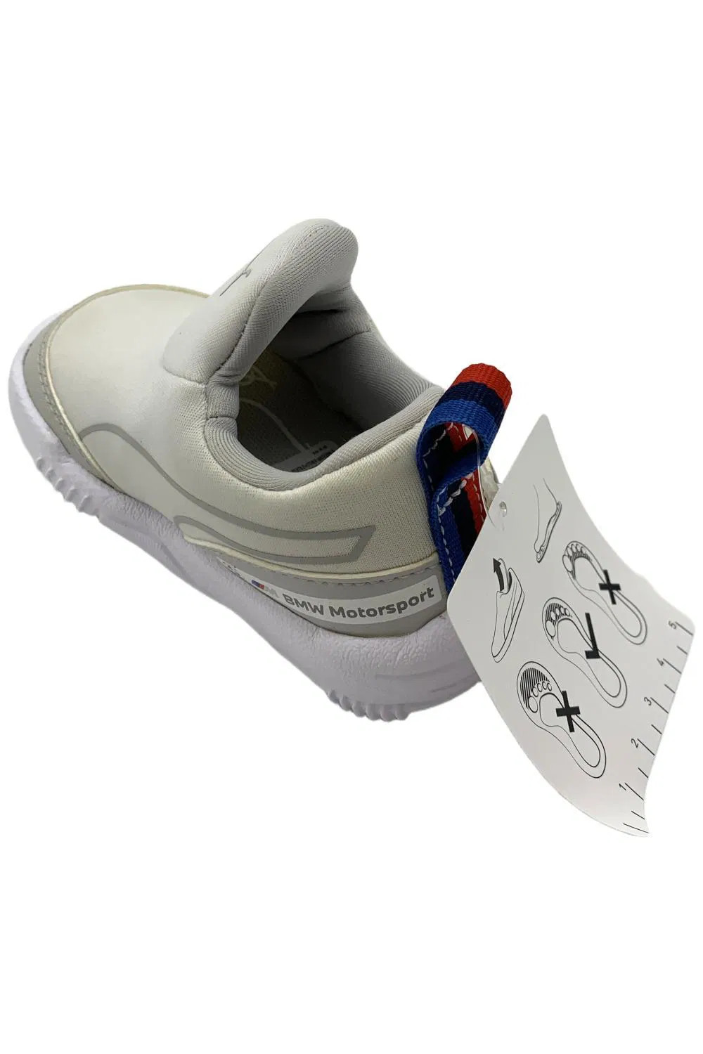 Puma Toddlers Boy's BMW MMS Bao Kart Sneakers White/Blue thumbnail 3