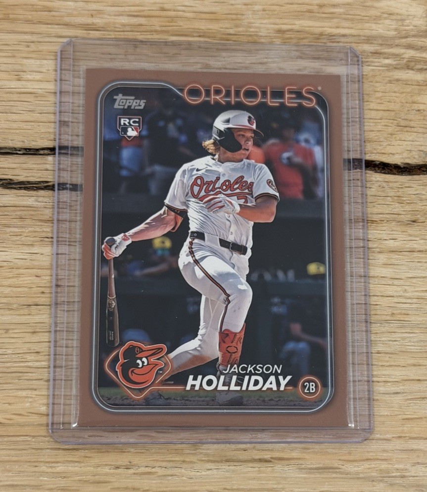 2024 Topps Update Jackson Holliday Gold /2024 #US50 RC Rookie Baltimore Orioles
