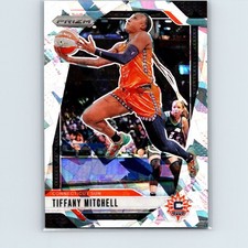 2024 Panini Prizm WNBA Tiffany Mitchell #57 Cracked Ice Prizm Connecticut Sun