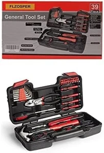 39-Piece Trousse générale d'outils à main de ménage avec portable