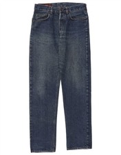 Marlboro Classics Mens Straight Jeans W32 L34 Blue Cotton DQ03
